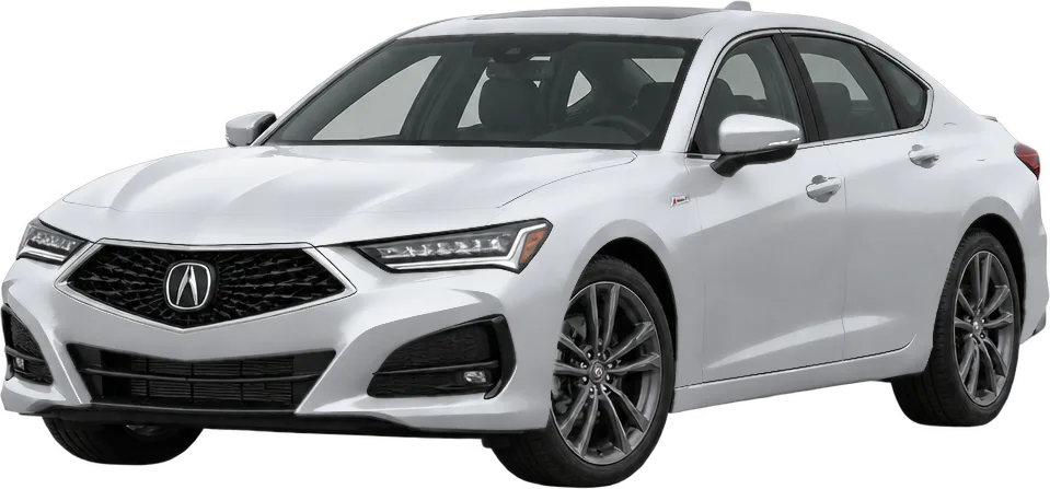 Acura TLX 2025 front three-quarter view