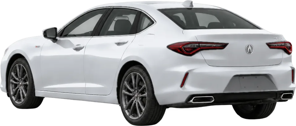 Acura TLX 2025 rear three-quarter view