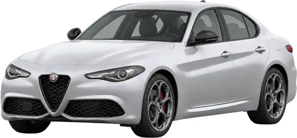 Alfa Romeo Giulia 2026 front three-quarter view