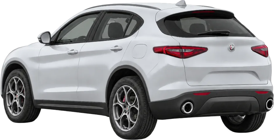 Alfa Romeo Stelvio 2026 rear three-quarter view