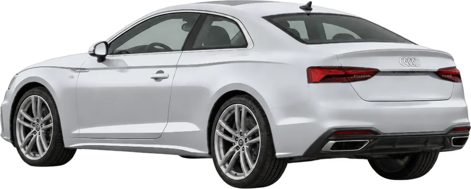 Audi A5 2025 rear three-quarter view