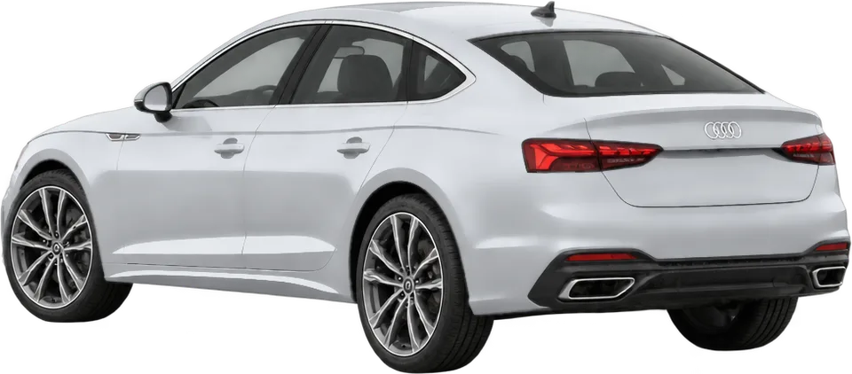 Audi A5 2026 rear three-quarter view