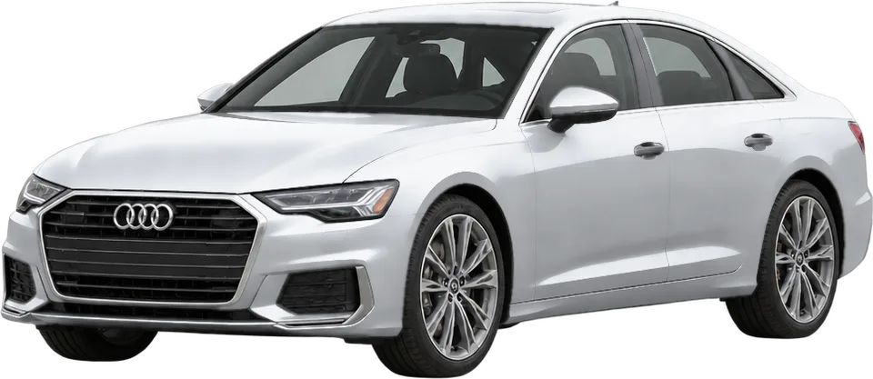 Audi A6 2026 front three-quarter view