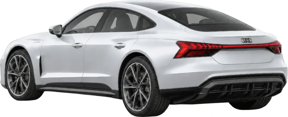 Audi e-tron GT 2024 rear three-quarter view