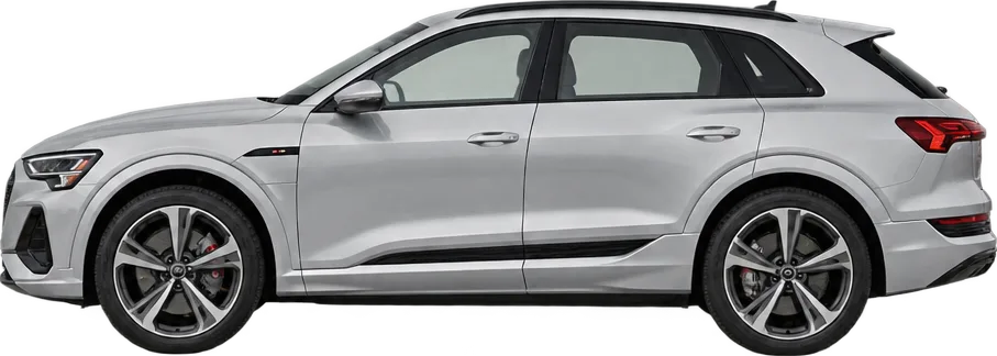 Audi e-tron S 2023 side view