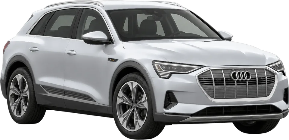 Audi e-tron 2023 front three-quarter view