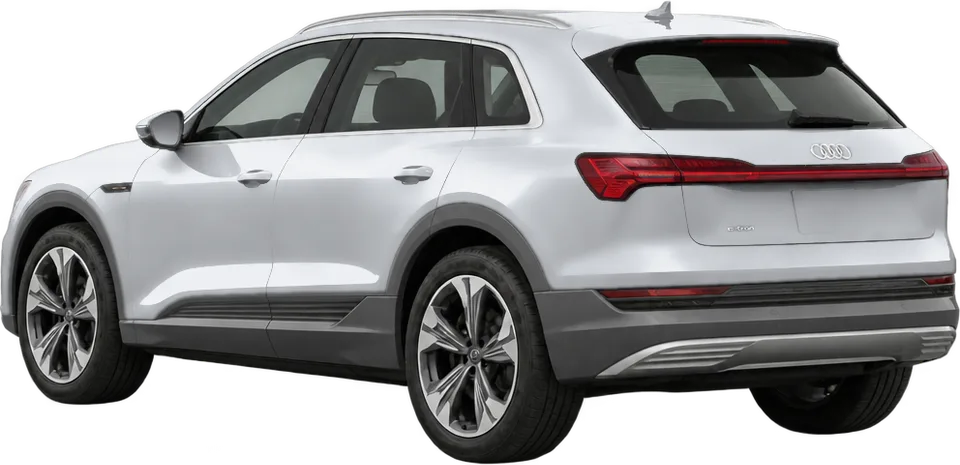 Audi e-tron 2023 rear three-quarter view