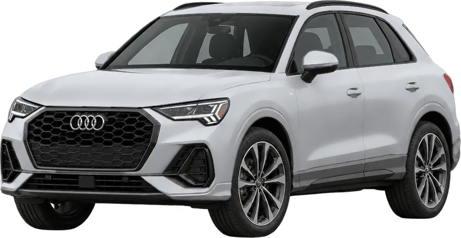 Audi Q3 2026 front three-quarter view