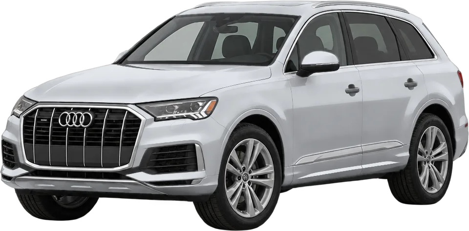 Audi Q7 2026 front three-quarter view