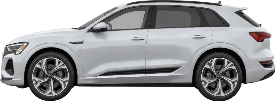 Audi Q8 e-tron 2025 side view