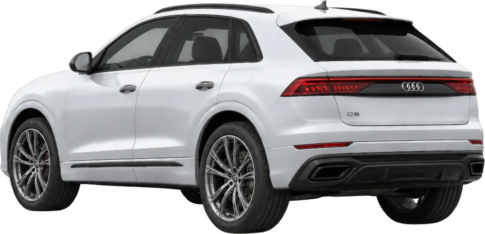 Audi Q8 2026 rear three-quarter view