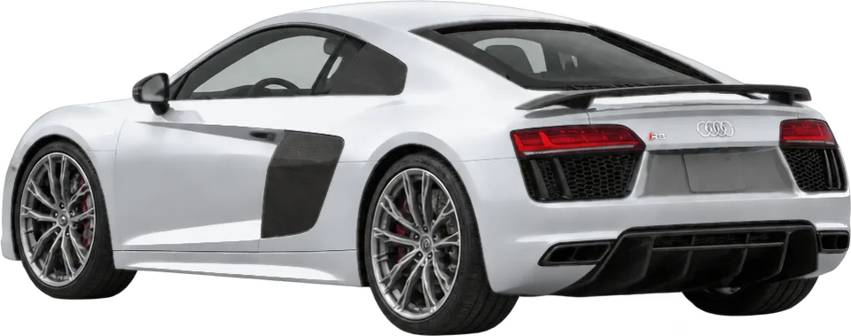 Audi R8 2023 rear three-quarter view