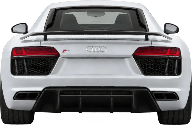 Audi R8 2023 rear view
