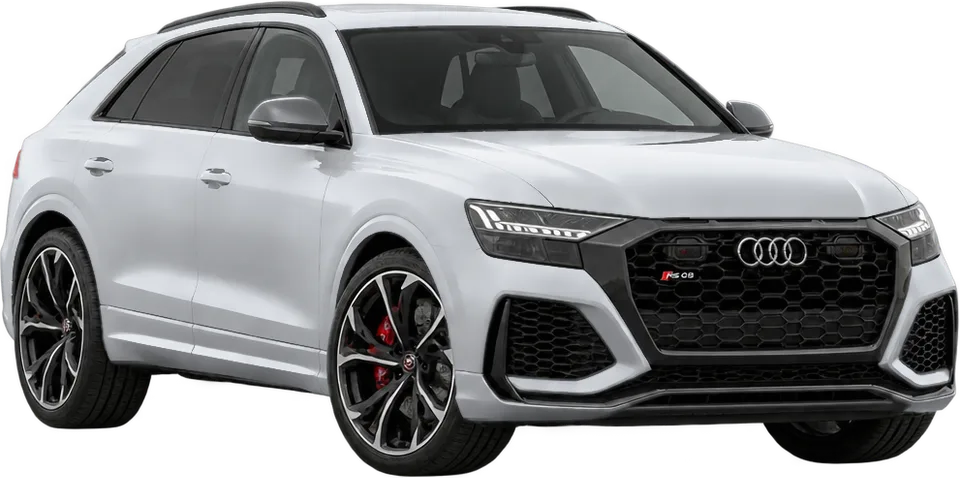 Audi RS Q8 2026 front three-quarter view