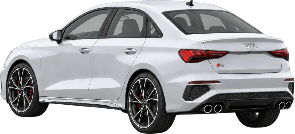 Audi S3 2026 rear three-quarter view