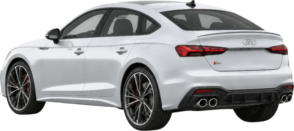 Audi S5 2026 rear three-quarter view