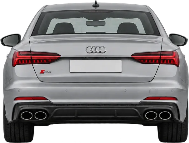 Audi S6 2025 rear view