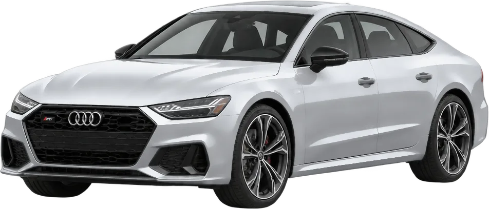 Audi S7 2025 front three-quarter view