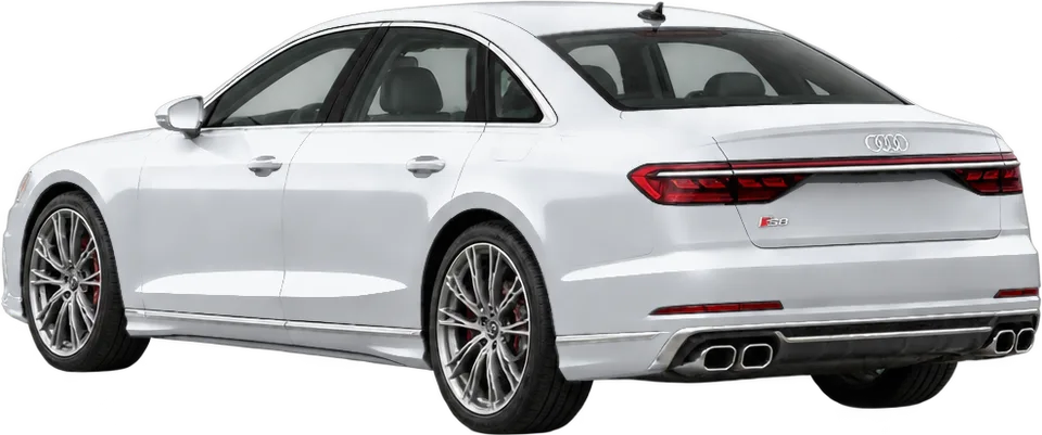 Audi S8 2026 rear three-quarter view