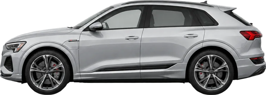 Audi SQ8 e-tron 2025 side view