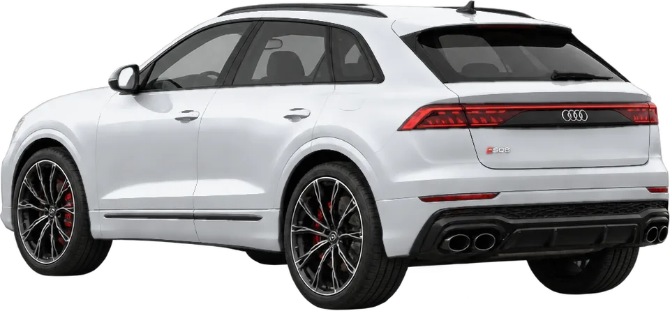 Audi SQ8 2026 rear three-quarter view