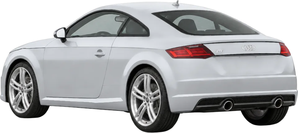 Audi TT 2023 rear three-quarter view