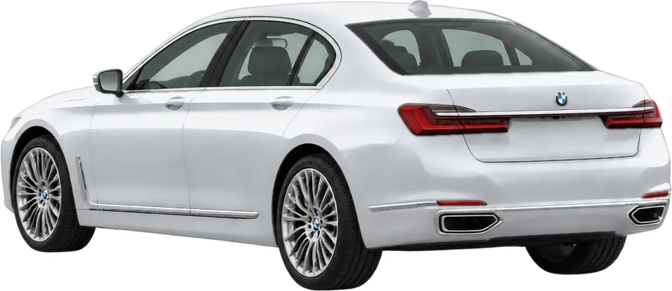 BMW 7 Series 2022 rear three-quarter view