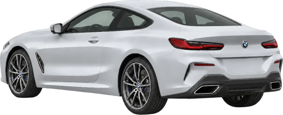 BMW 8 Series 2026 rear three-quarter view