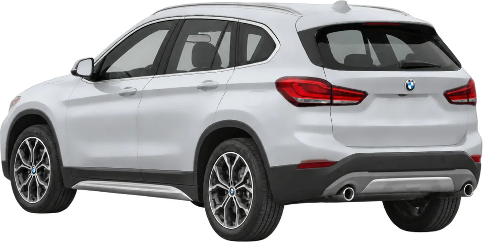 BMW X1 2026 rear three-quarter view