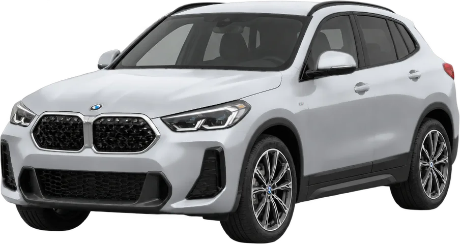 BMW X2 2026 front three-quarter view