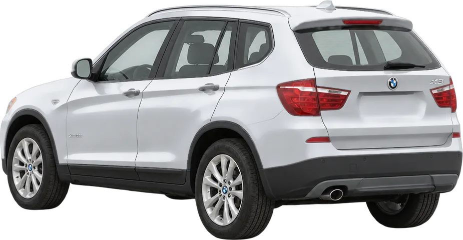 BMW X3 2026 rear three-quarter view