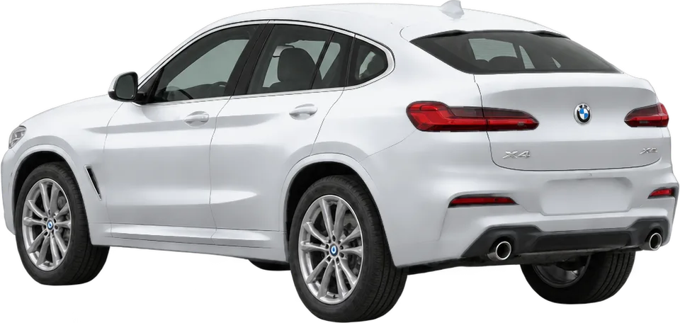 BMW X4 2025 rear three-quarter view