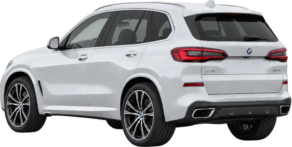 BMW X5 2026 rear three-quarter view