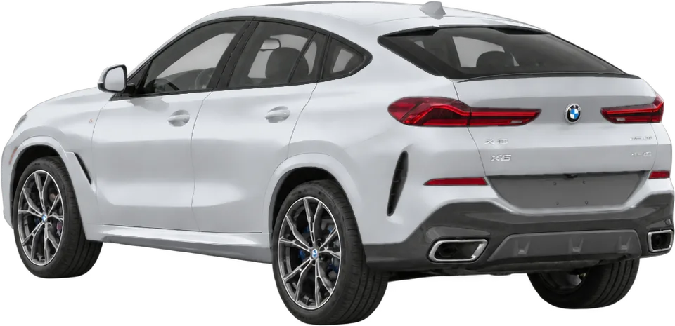 BMW X6 2026 rear three-quarter view