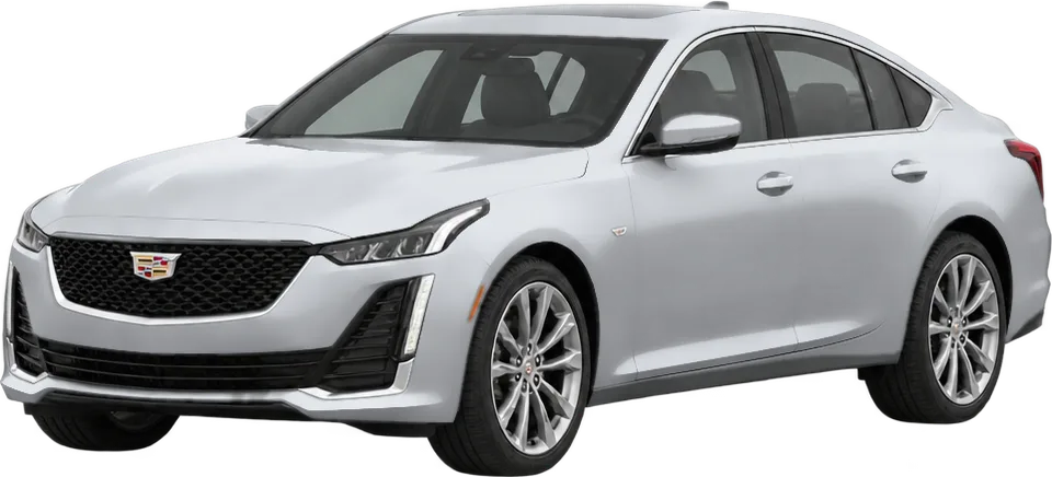 Cadillac CT5 2026 front three-quarter view