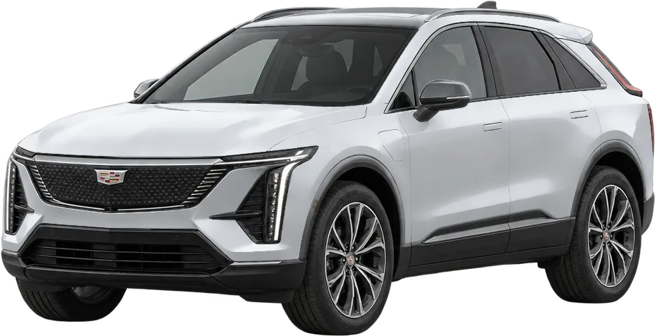 Cadillac OPTIQ 2026 front three-quarter view