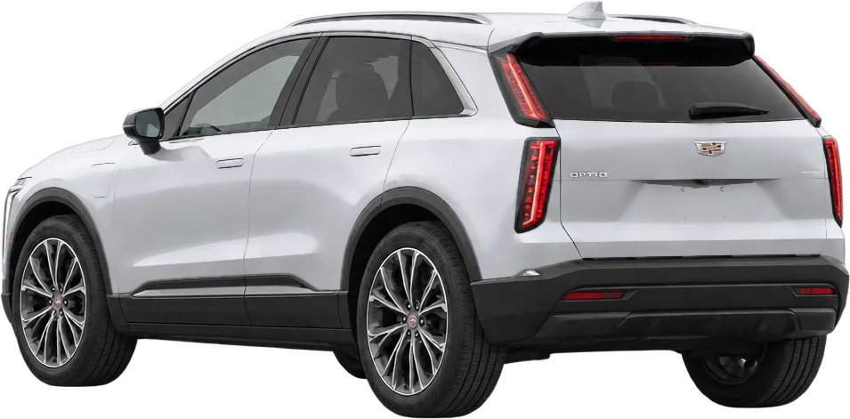 Cadillac OPTIQ 2026 rear three-quarter view