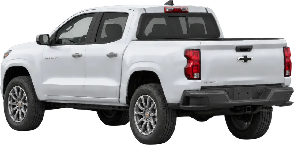 Chevrolet Colorado 2026 rear three-quarter view
