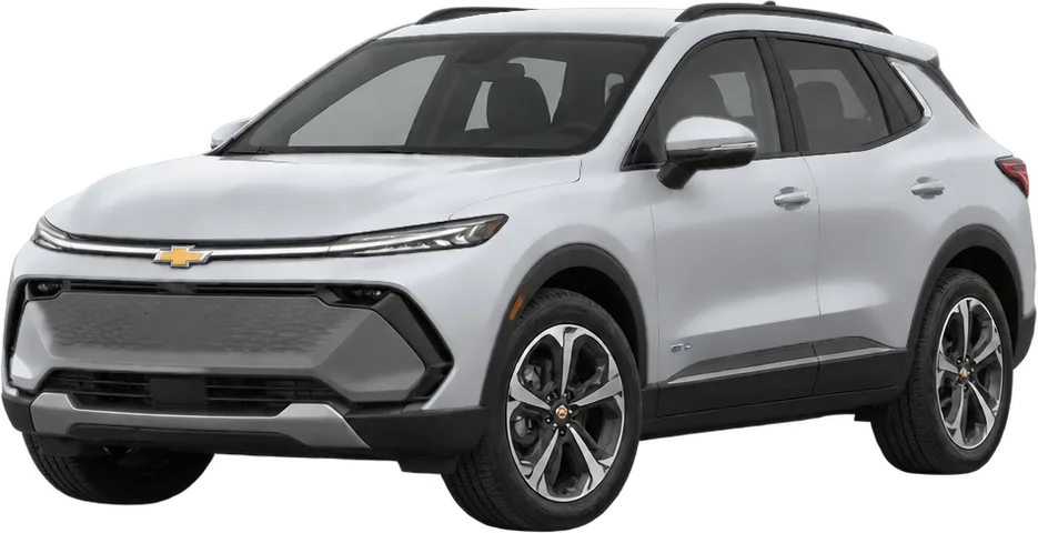 Chevrolet Equinox EV 2026 front three-quarter view
