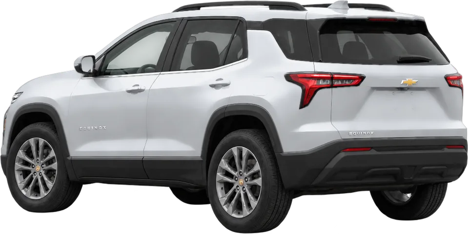 Chevrolet Equinox 2026 rear three-quarter view