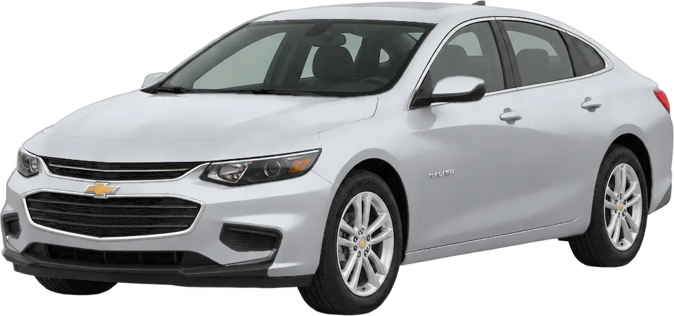 Chevrolet Malibu 2025 front three-quarter view