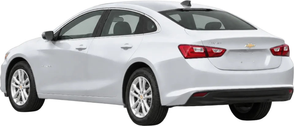 Chevrolet Malibu 2025 rear three-quarter view