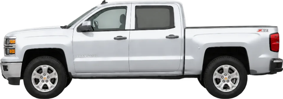 Chevrolet Silverado 2018 side view