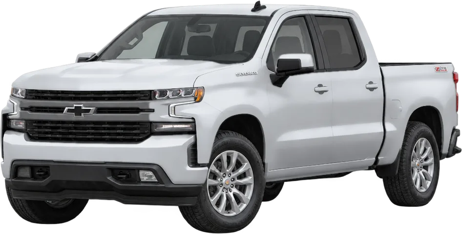 Chevrolet Silverado 2026 front three-quarter view