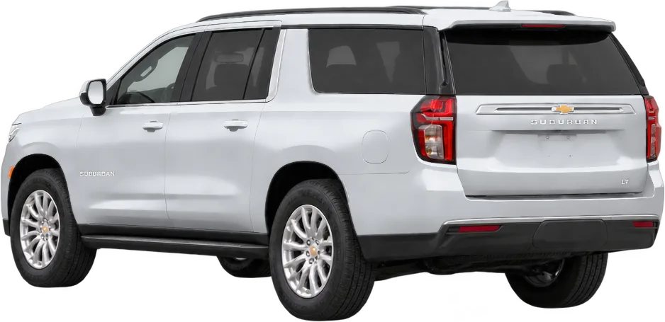 Chevrolet Suburban 2026 rear three-quarter view