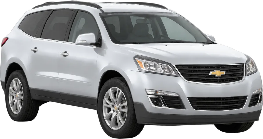 Chevrolet Traverse 2017 front three-quarter view