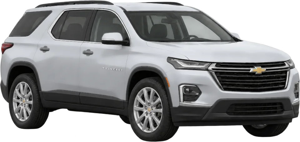 Chevrolet Traverse 2023 front three-quarter view