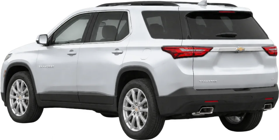 Chevrolet Traverse 2023 rear three-quarter view