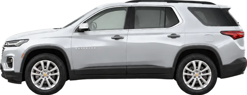 Chevrolet Traverse 2023 side view