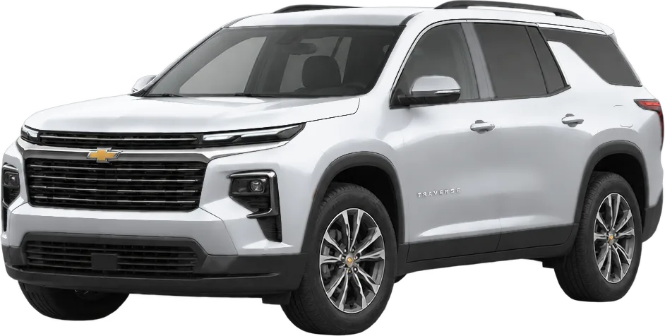 Chevrolet Traverse 2026 front three-quarter view